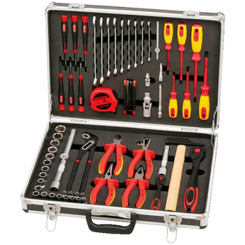 Mallette à outils équipée Wiha 42069 pour électricien, pour les artisans,  pour apprentis, pour professionnels, VDE 116 p - Conrad Electronic France